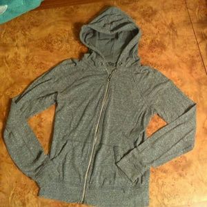 Juniors light zip up hoodie